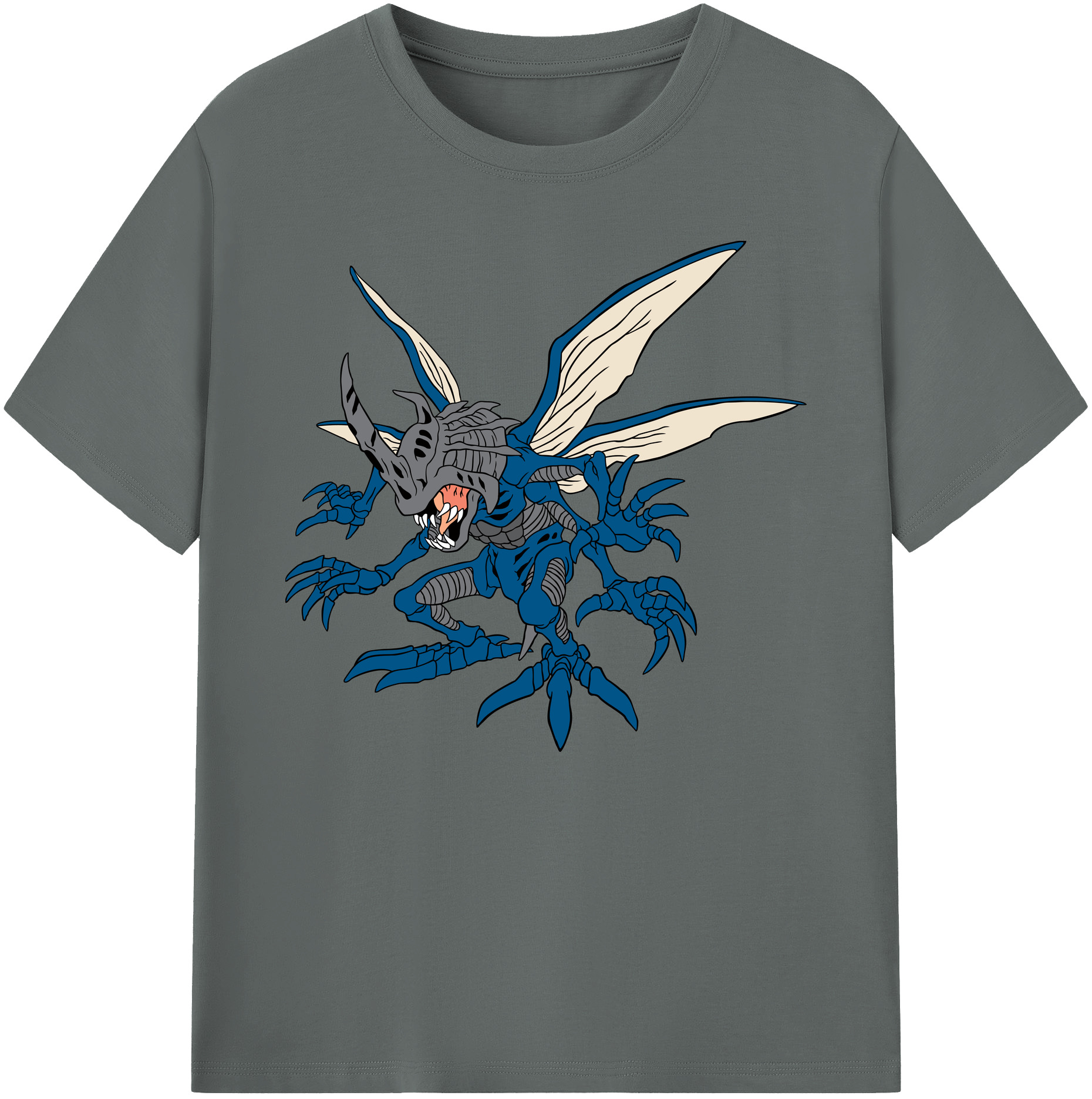 （画像用） Digimon デジタルモンスター/デジモン 綿100％ メンズ半袖Tシャツ｜肌触りやわらか＆通気性